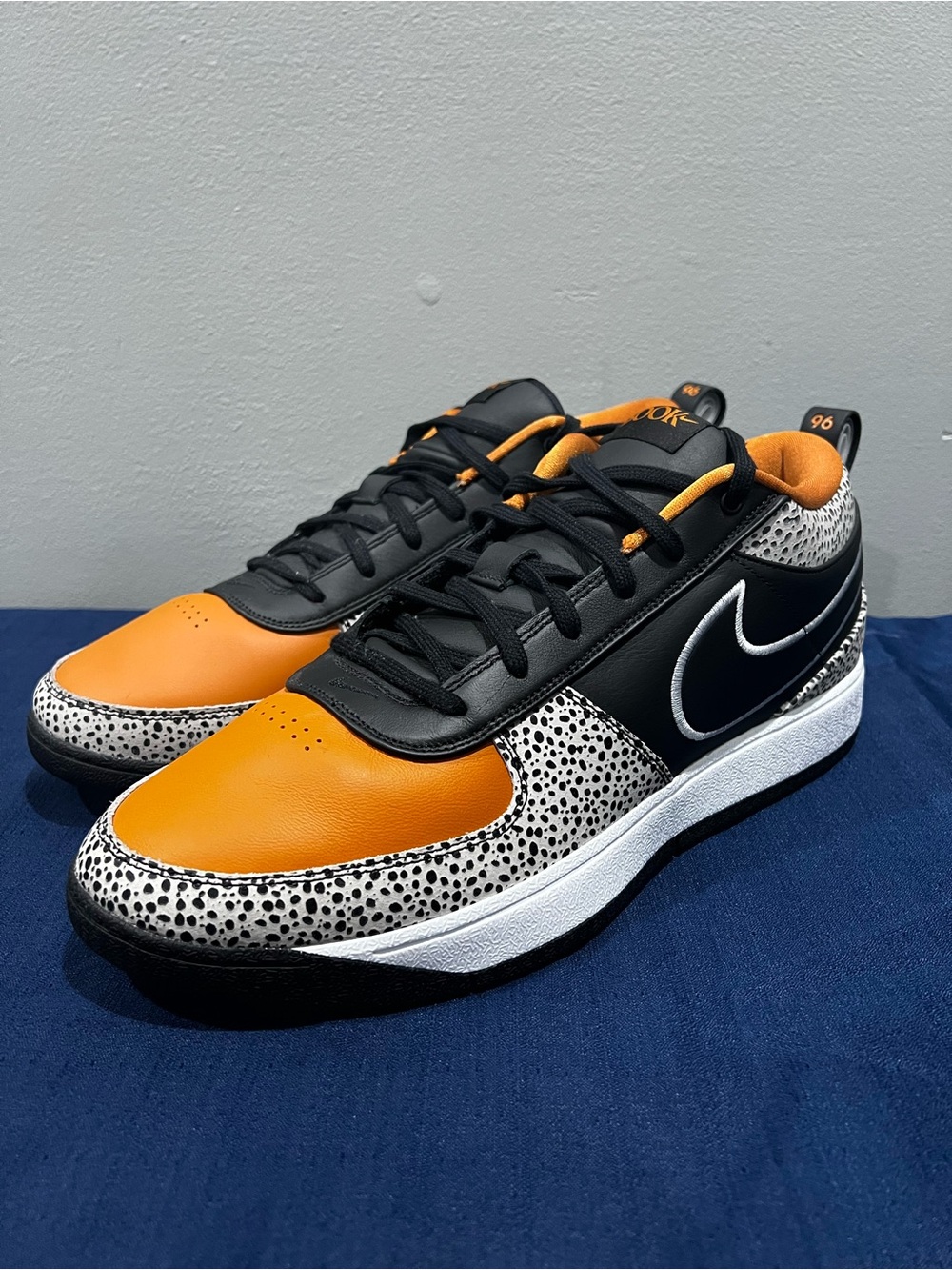 Nike Book 1 EP Safari Black/Orange HV2096-001 Size 17 Men’s